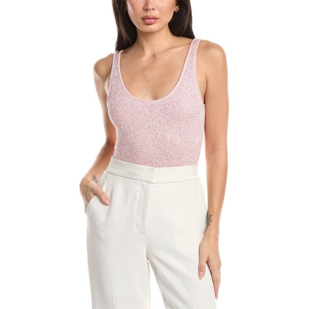 Toccin Womens  Sheila Scoop Neck Thong Bodysuit